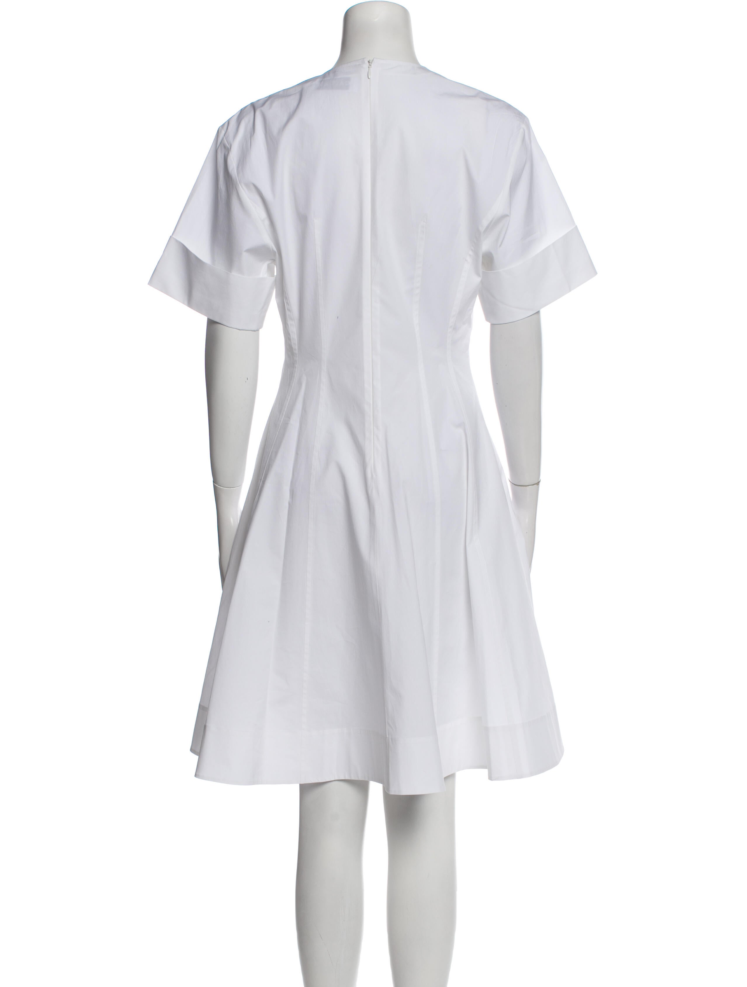 CÂLLAS MILANO Crew Neck Knee-Length Dress